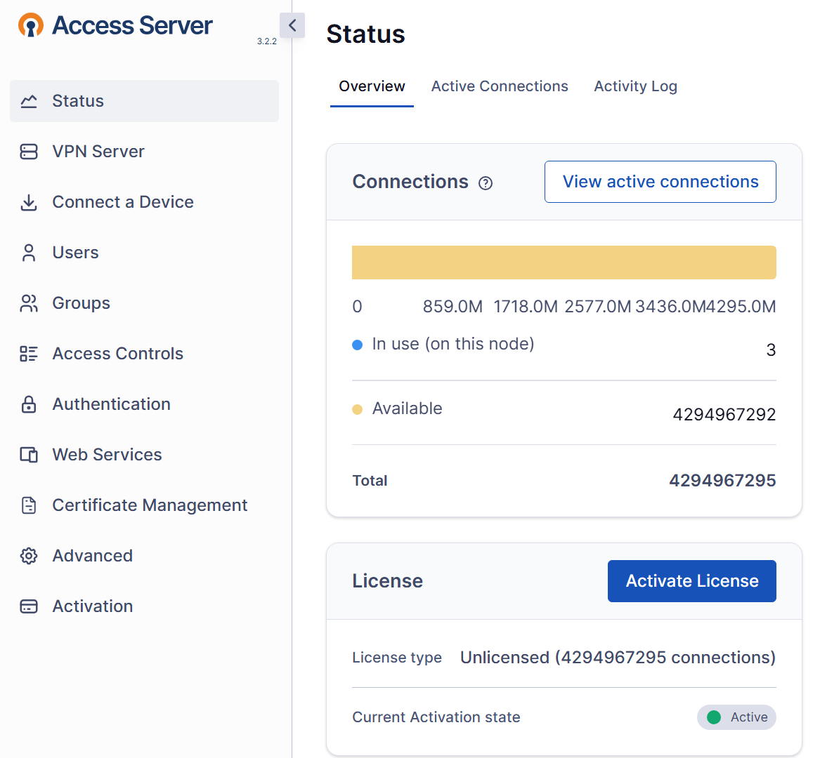 OpenVPN AS 3.2.2部署+限制解除